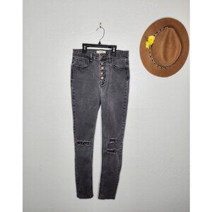 Free People Size 28 Gray Women's Skinny Jeans
